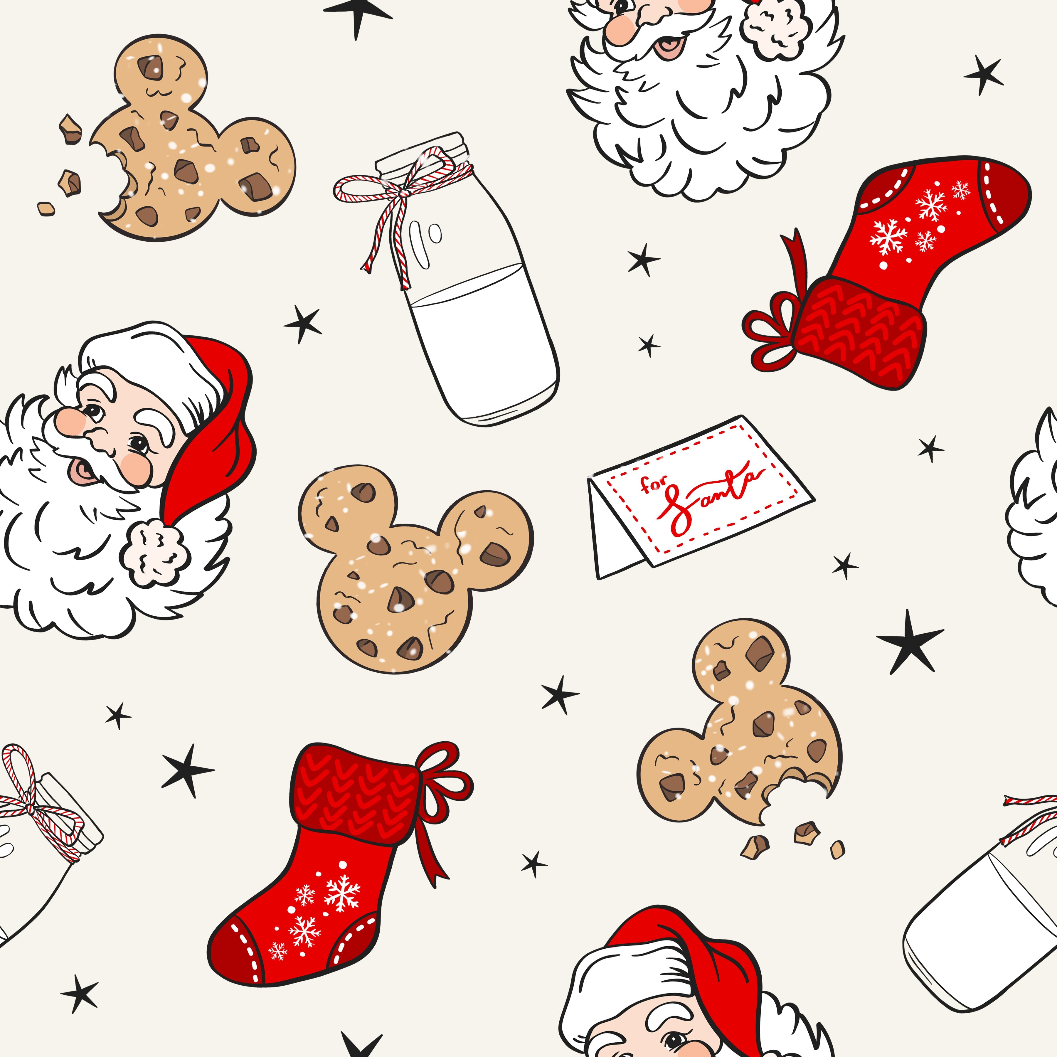 Santa's Milk & Crumbs