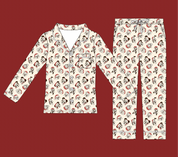 Classic Christmas Crew: Womens Button-Up Set