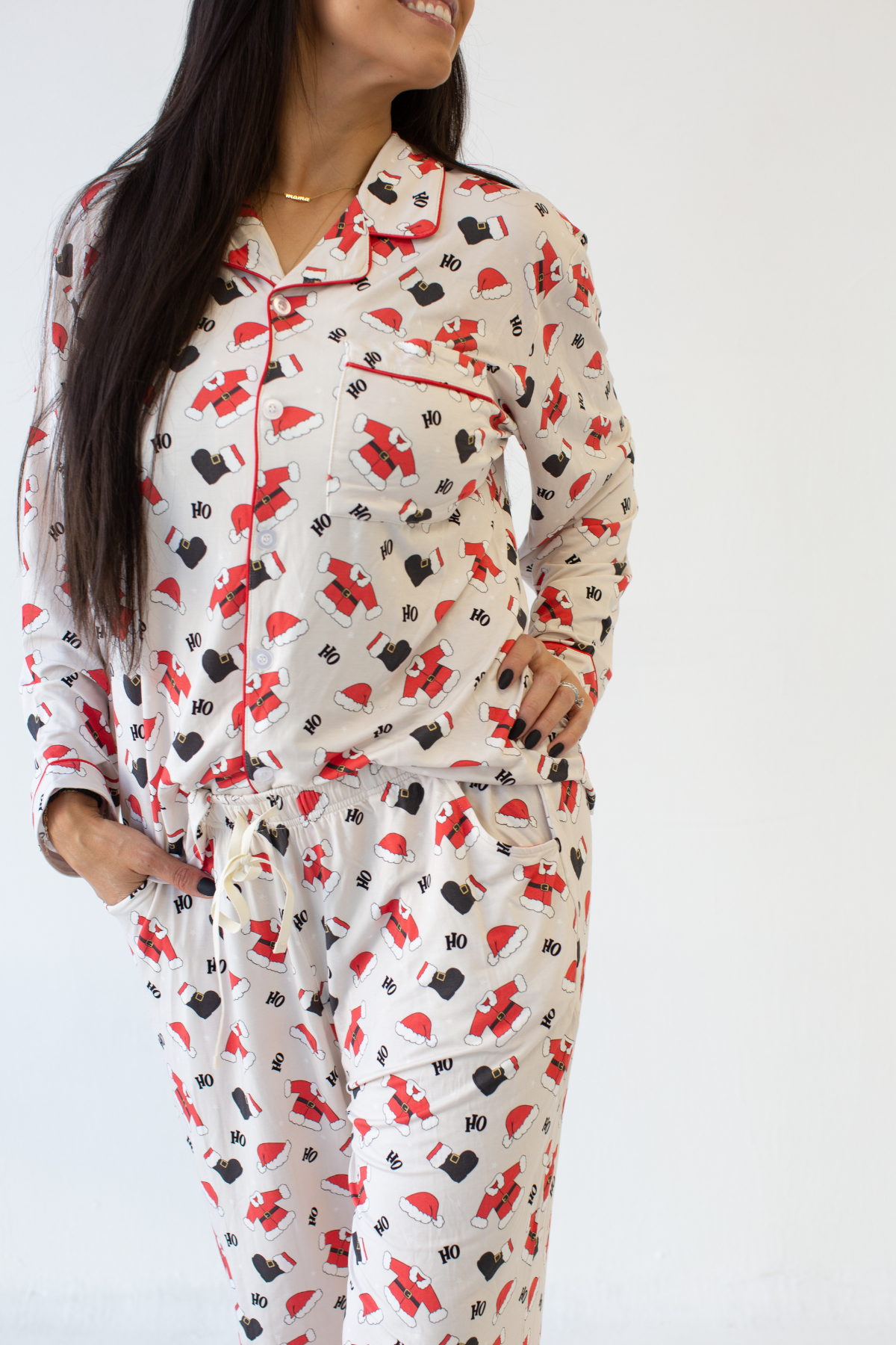 Ho Ho Holiday: Womens Button-Up Set