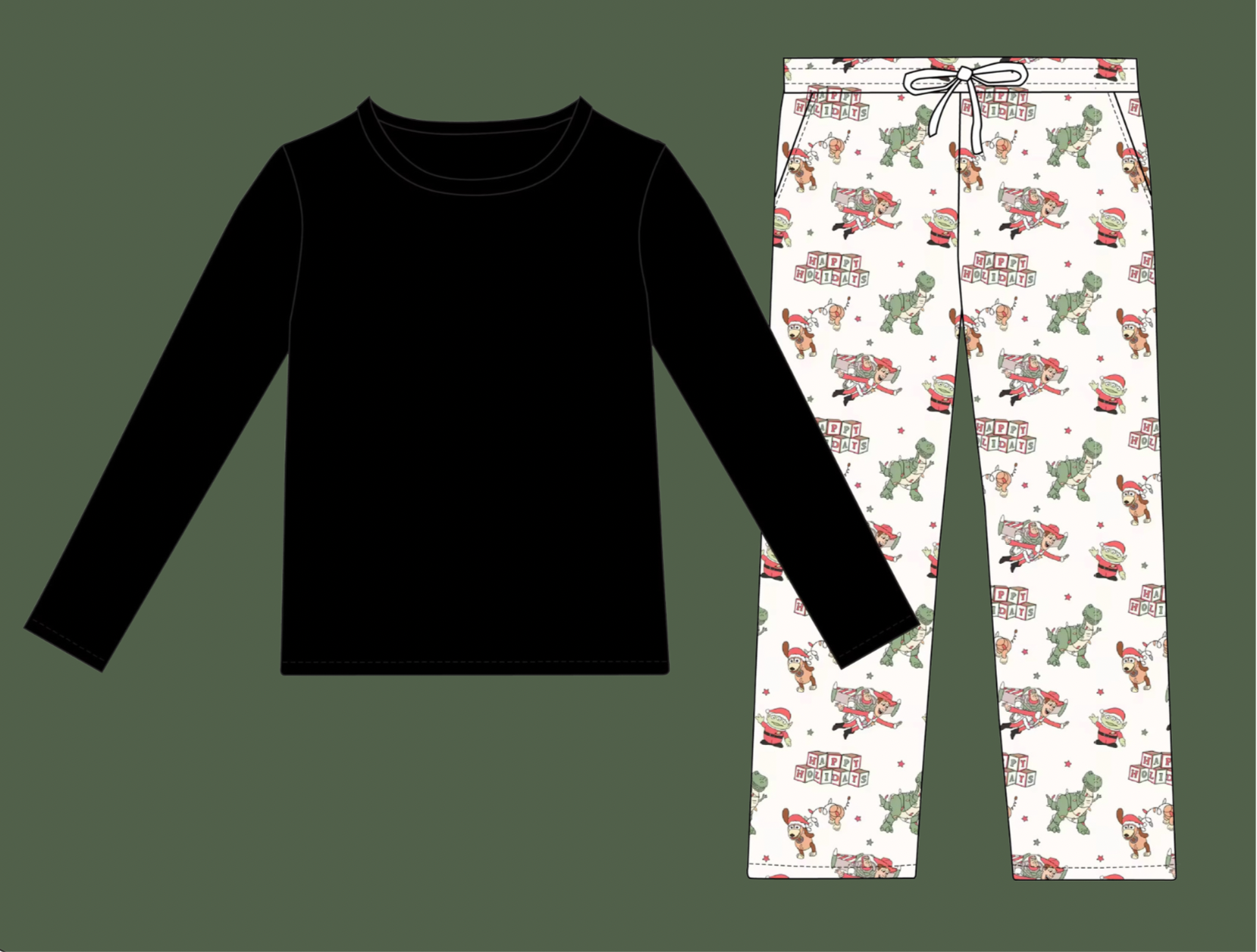 To Infinity & Christmas: Mens Pants Set