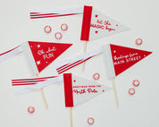 Elf Felt Pennant Flags