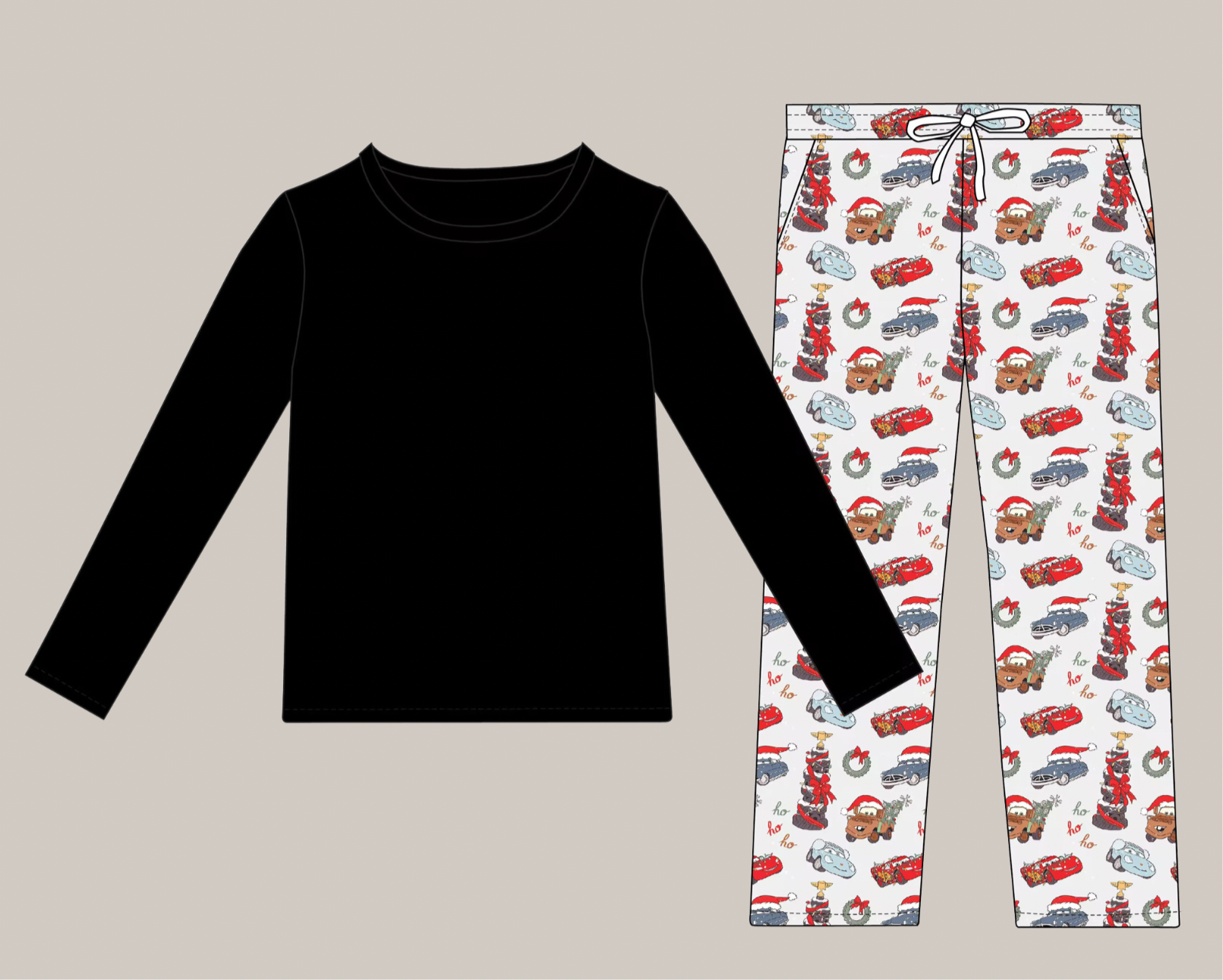 Jolly Christmas Cars: Mens Pants Set