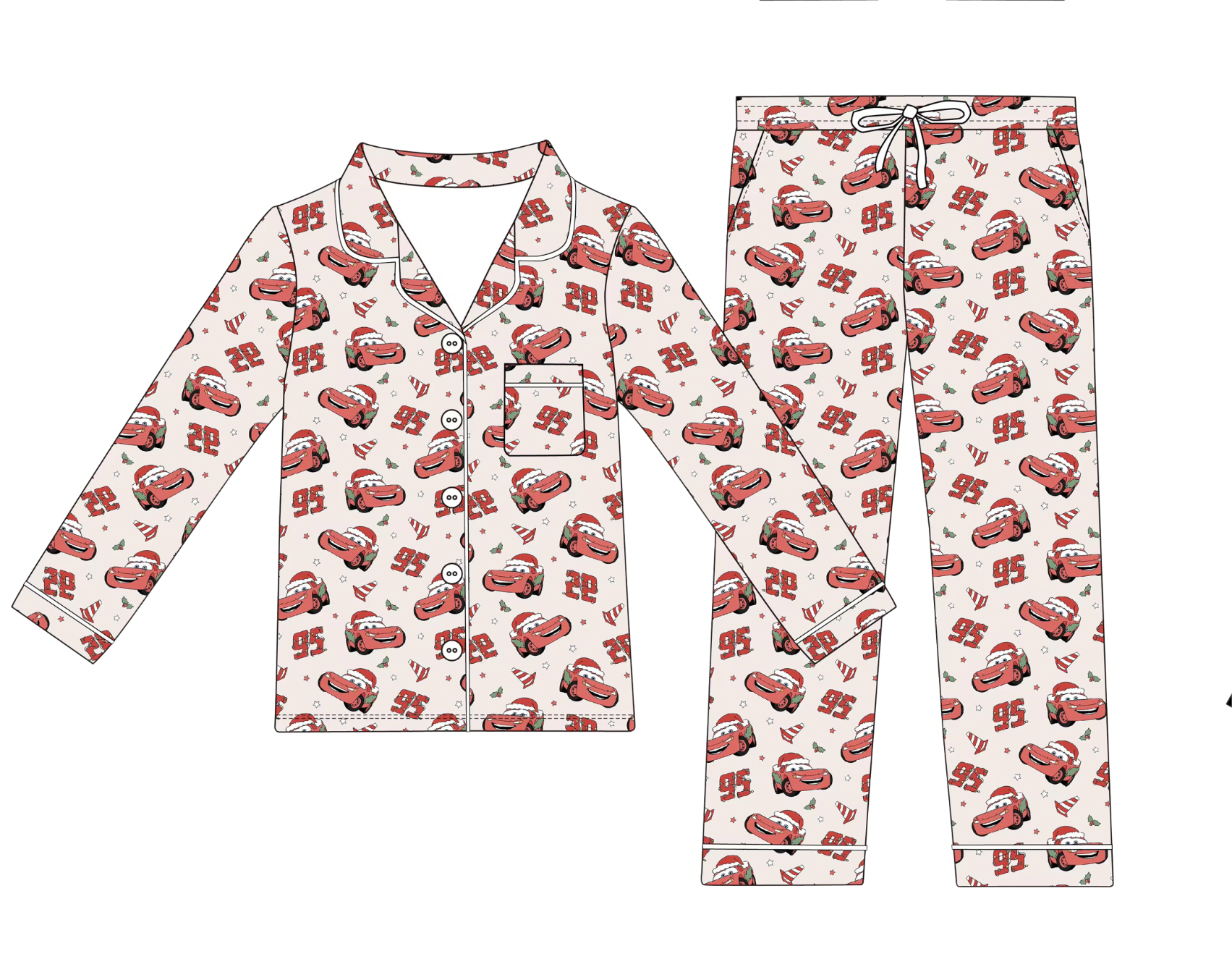 Merry McQueen: Womens Button-Up Set