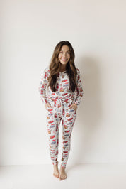 Jolly Christmas Cars: Womens Jogger Set