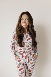 Jolly Christmas Cars: Womens Jogger Set