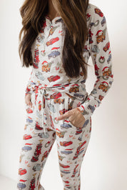 Jolly Christmas Cars: Womens Jogger Set