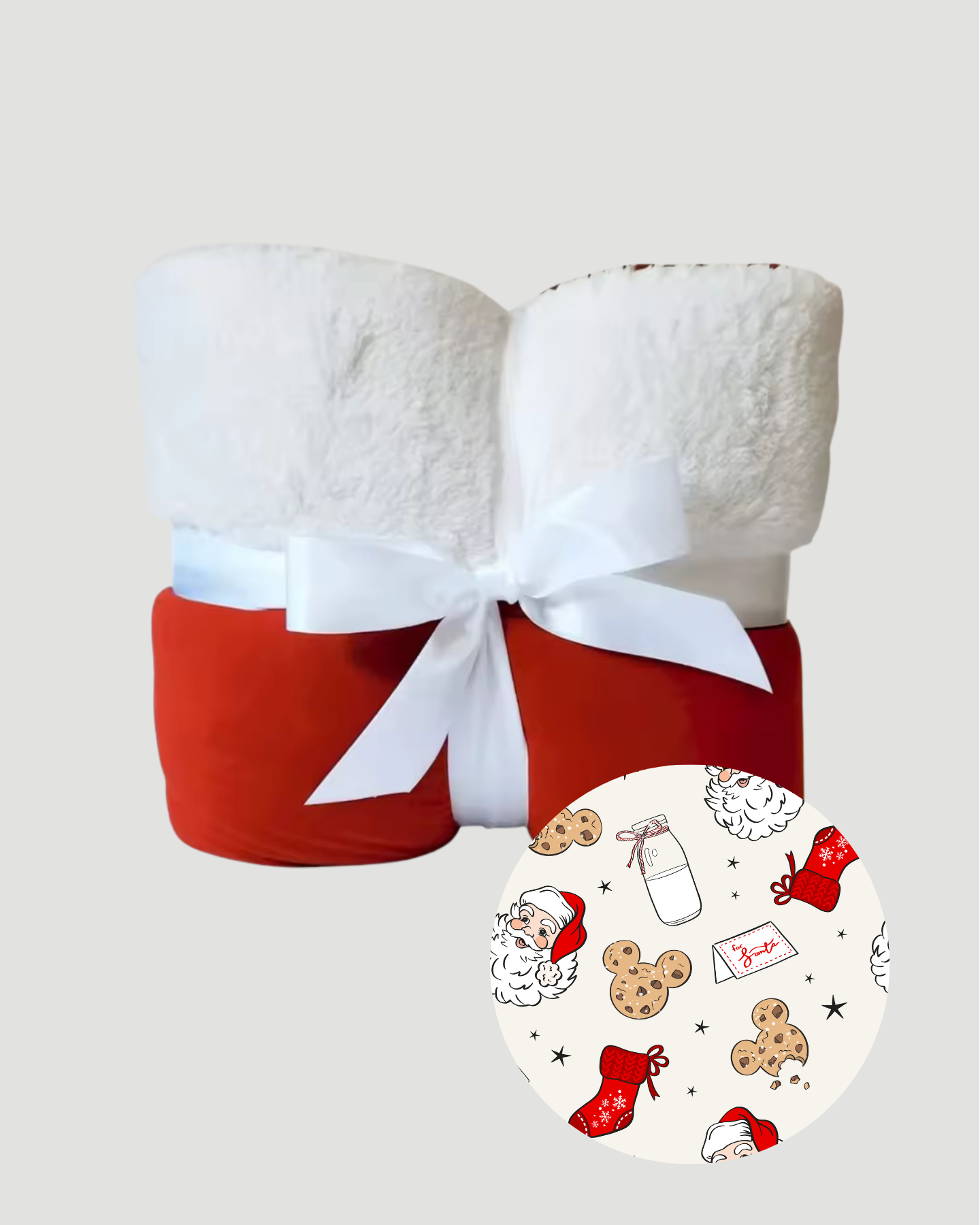 Santa's Milk & Crumbs: Bamboo Plush Blankie