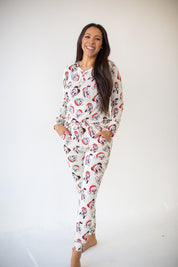 Classic Christmas Crew: Womens Jogger Set