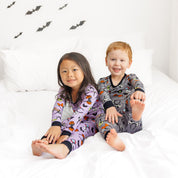 Spooky Ears (Grey): PJ Set