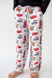 Jolly Christmas Cars: Boys + Mens Pants