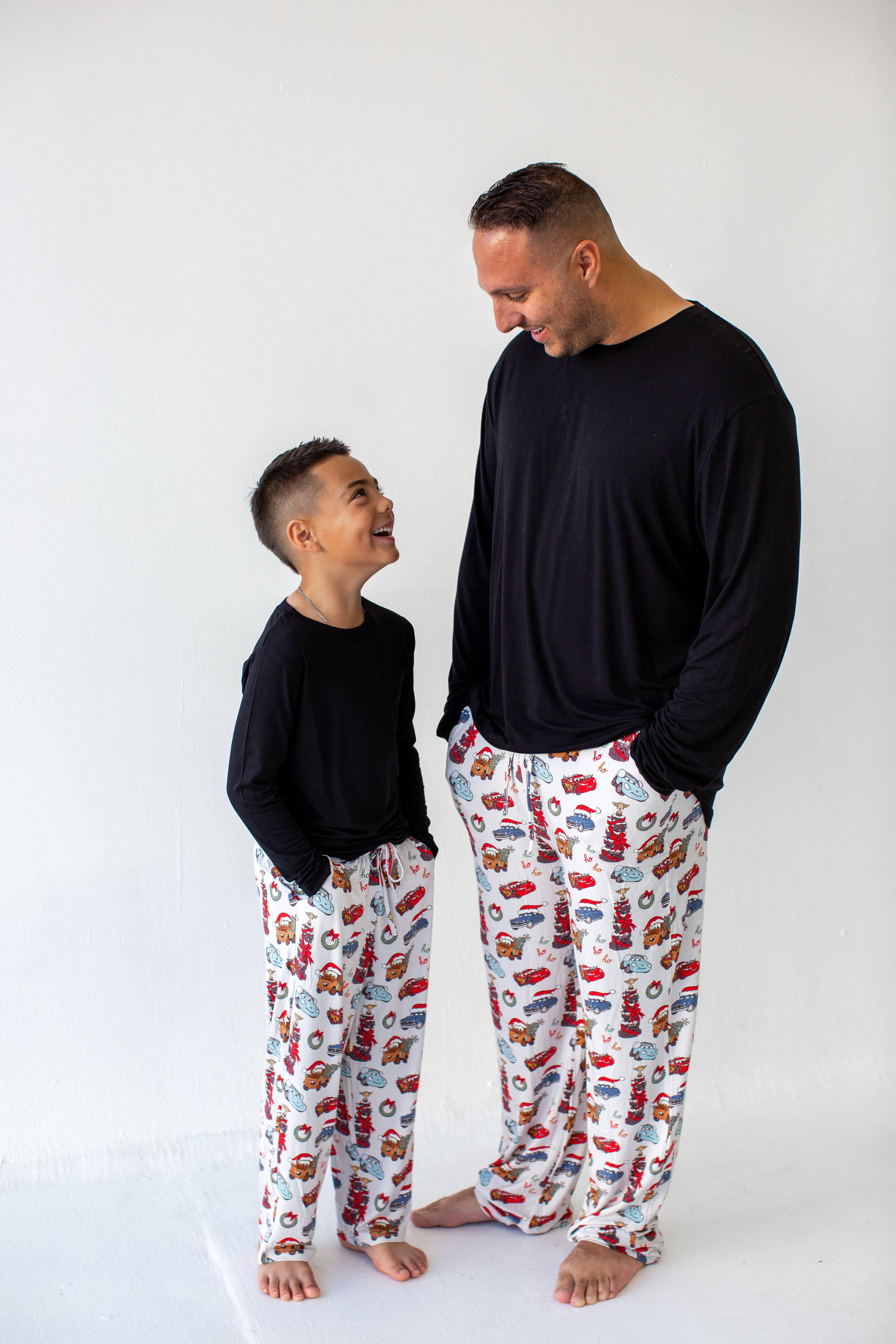 Jolly Christmas Cars: Boys + Mens Pants