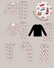 Jolly Christmas Cars: Womens Button-Up Set