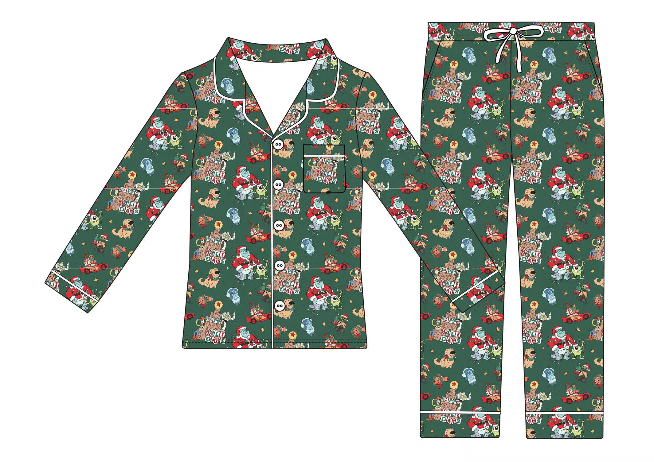 A Very Merry Pix-Mas: Womens Button-Up Set