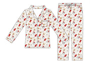 Santa's Milk & Crumbs: Womens Button-Up Set