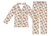 The Gingerbread Express: Womens Button-Up Set