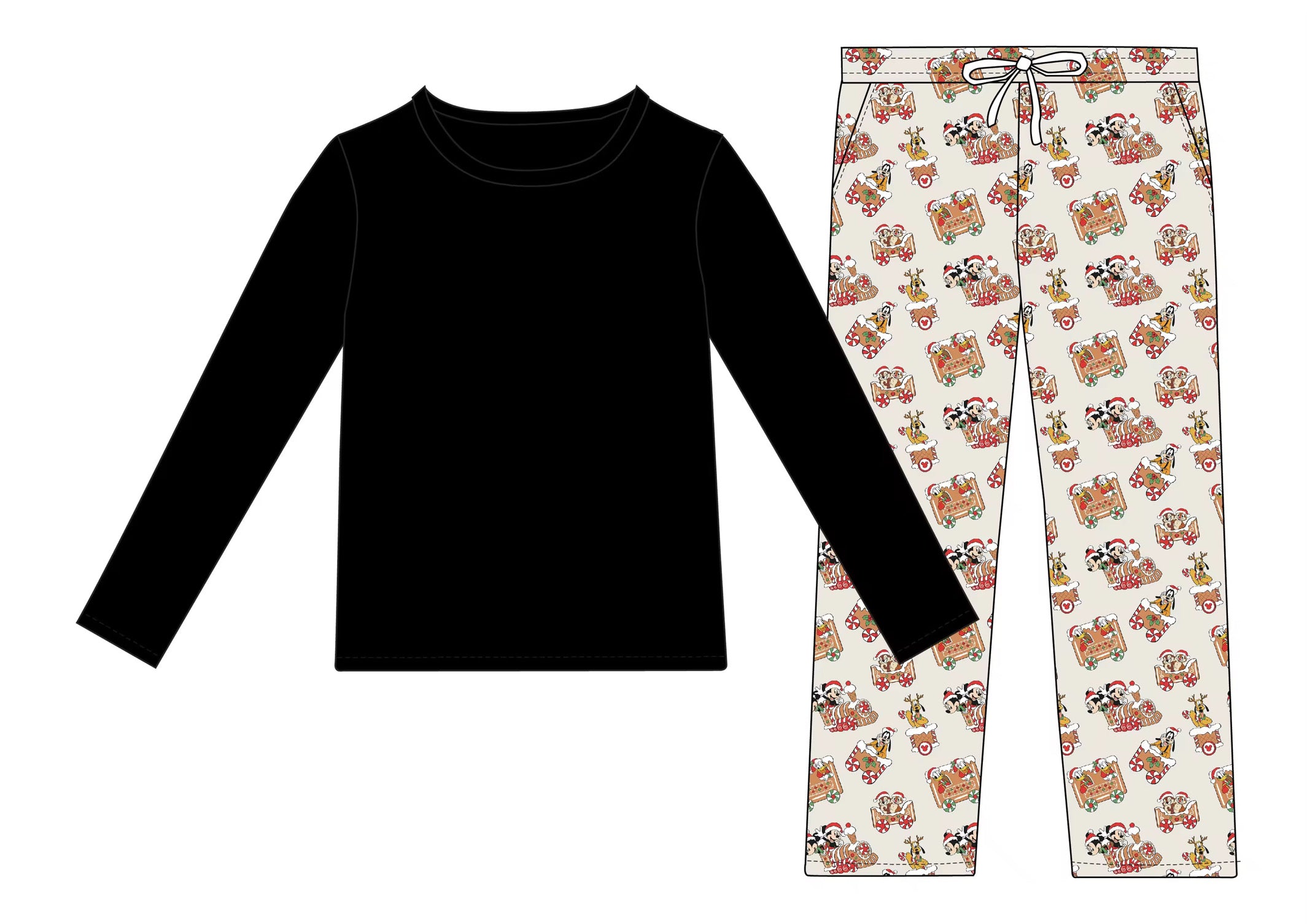 The Gingerbread Express: Mens Pants Set
