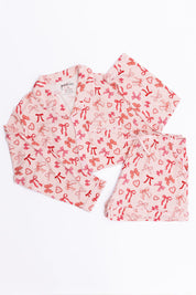 Blush & Bows: Womens PJ Set