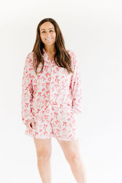 Blush & Bows: Womens PJ Set