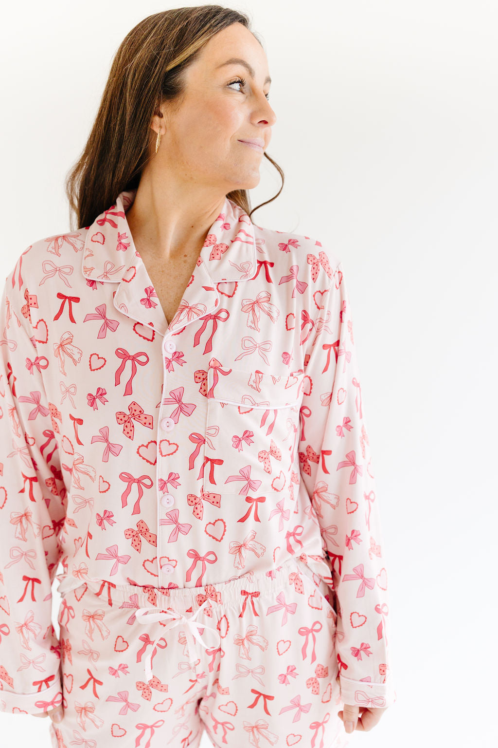 Blush & Bows: Womens PJ Set