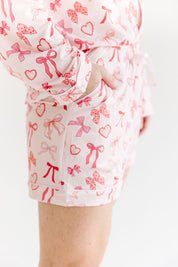 Blush & Bows: Womens PJ Set