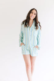 Seaside Stripe: Womens PJ Set