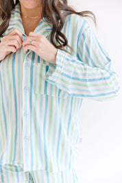 Seaside Stripe: Womens PJ Set