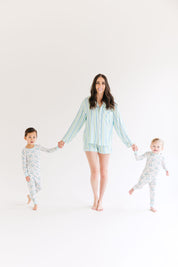 Seaside Stripe: Womens PJ Set