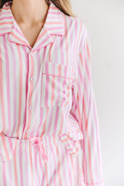 Softly Striped: Womens PJ Set
