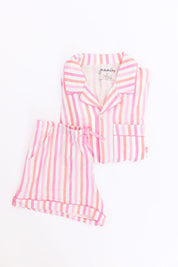 Softly Striped: Womens PJ Set